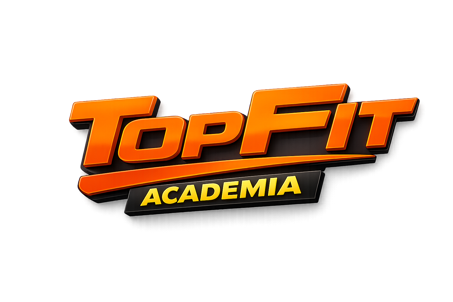 Logomarca Top Fit Academia